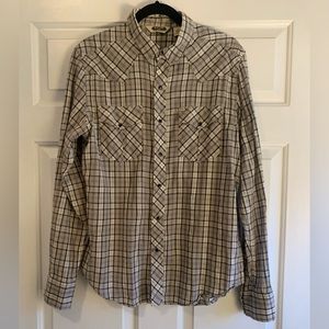 Salt Valley Western Plaid Snap Shirt